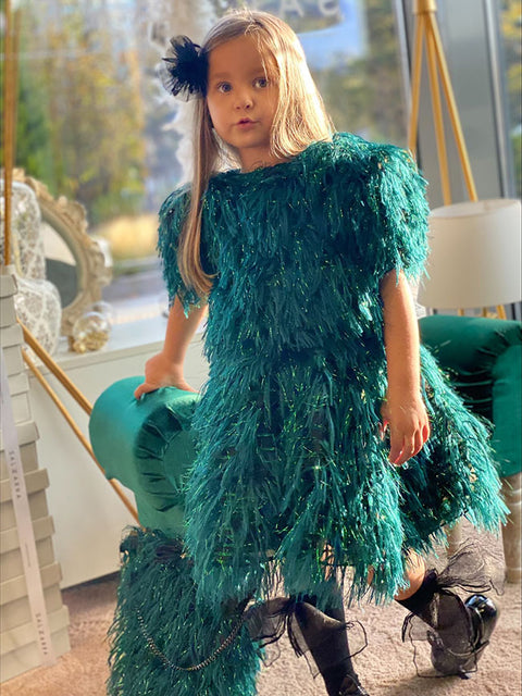 Luz Verde блуза в зелено