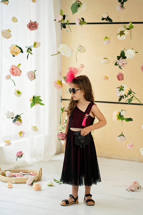 Velor Éclat Top Children's crop top