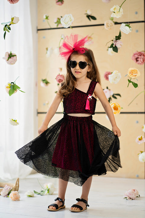 Velor Éclat Top Children's crop top