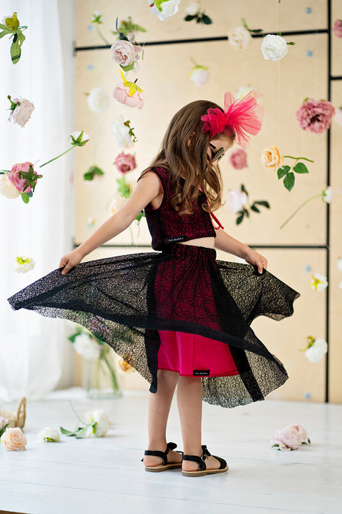 Velor Éclat Top Children's crop top