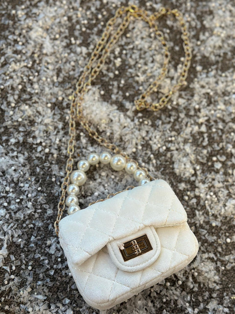 Mini Pearl Bag Elegant bag with pearl handle