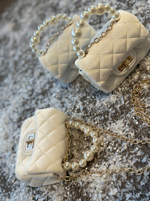 Mini Pearl Bag Elegant bag with pearl handle