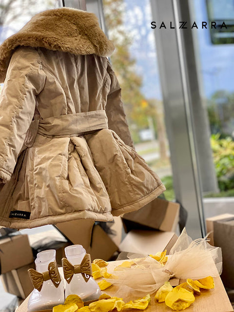 Chocolat Rose Coat Children's jacket