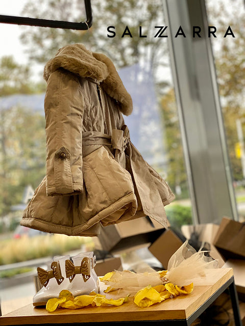 Chocolat Rose Coat Children's jacket