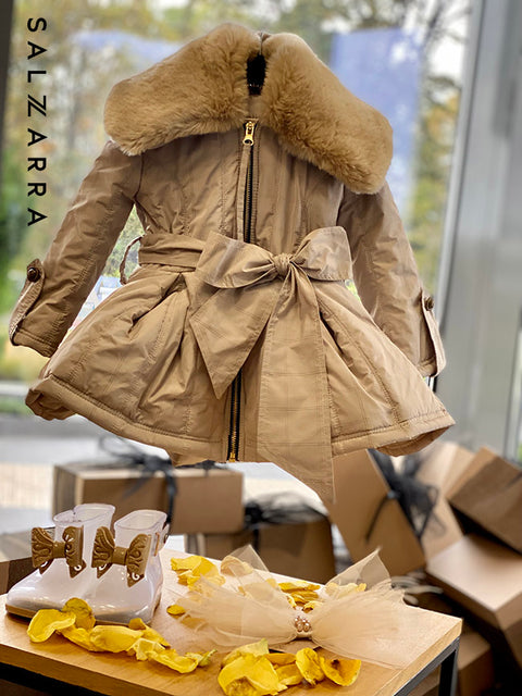 Chocolat Rose Coat Children's jacket