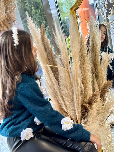 Petrol Garden Пуловер с цветя