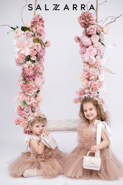 Étoile Nude Tulle dress in nude