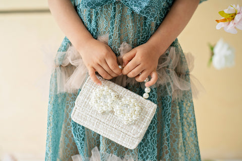 Viridia Children's green lace dress