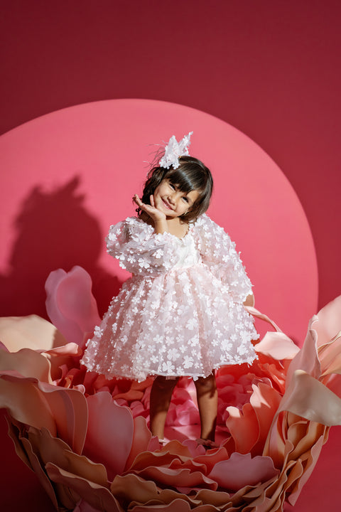 Pink Daisy Dream Розова рокля на цветчета