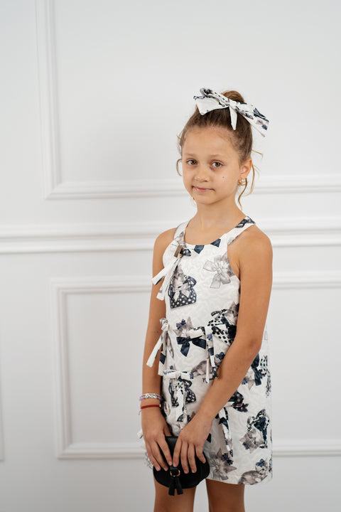 Mirella Children's dress with kitten pattern