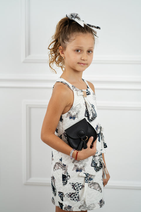 Mirella Children's dress with kitten pattern