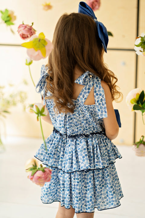 Sky Bouquet Детска рокля на цветчета