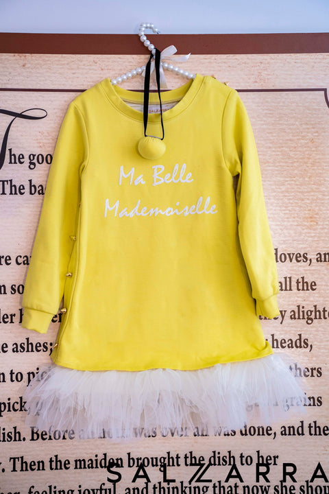 Minty Belle Tunic in lace with tulle