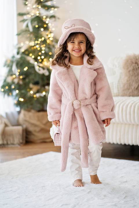 Roselle Long Coat Дълго палто в пепел от рози