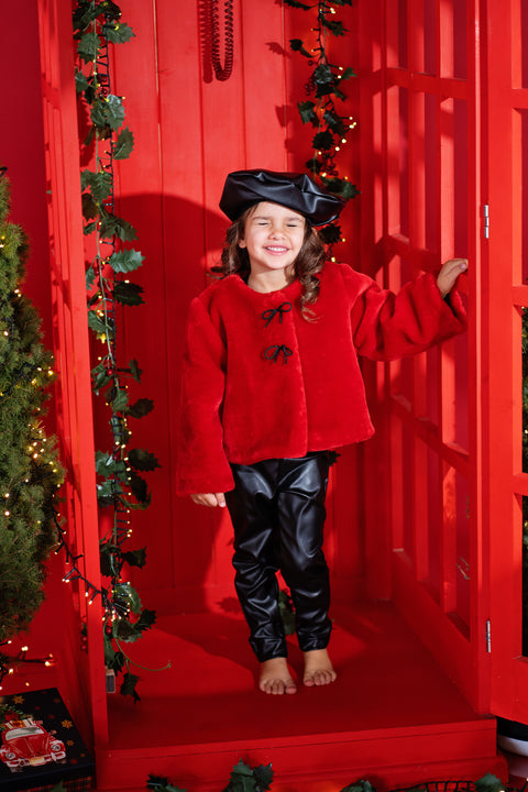 Midnight Chic Leather Cigarette Pants Leather pants in black