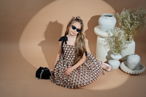 Pink Sequin Dress Детска рокля пайети