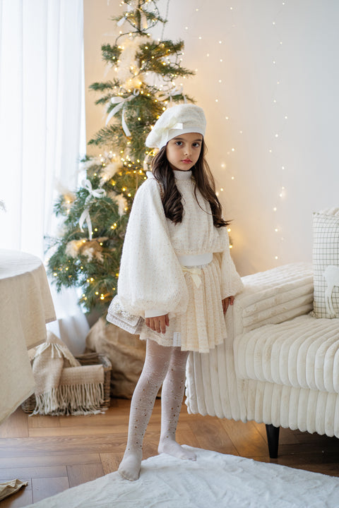 Winter Glow Блуза плетиво в екрю