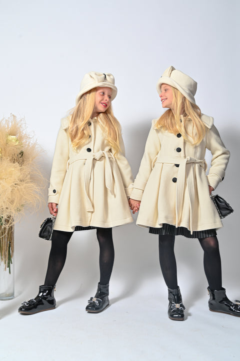 Cream Symphony Палто в екрю