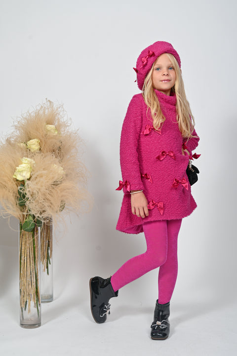 Berry Bliss Барета в циклама с панделки