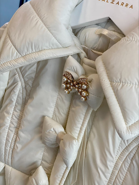 White Duvet Charm Jacket