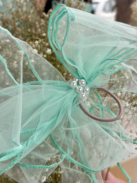 Meraly Green sequin and feather dress