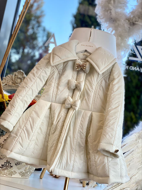 White Duvet Charm Jacket