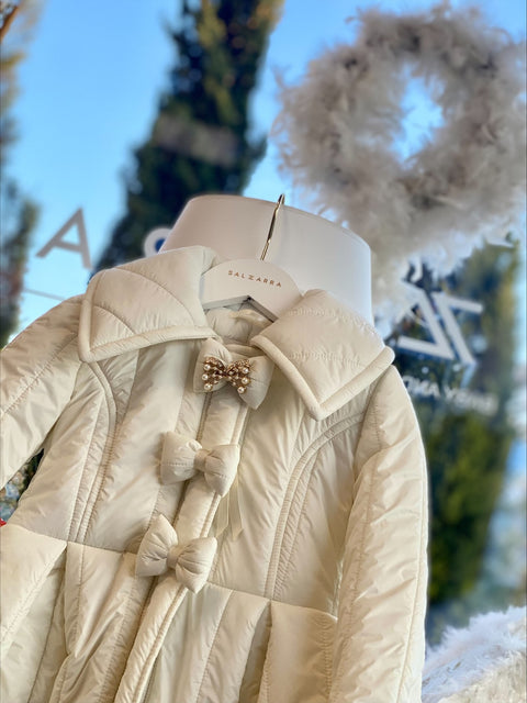 White Duvet Charm Jacket