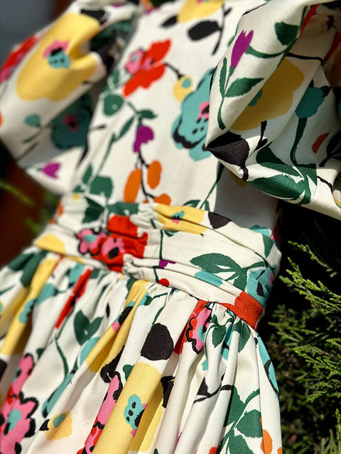 Fiore Vivo floral dress
