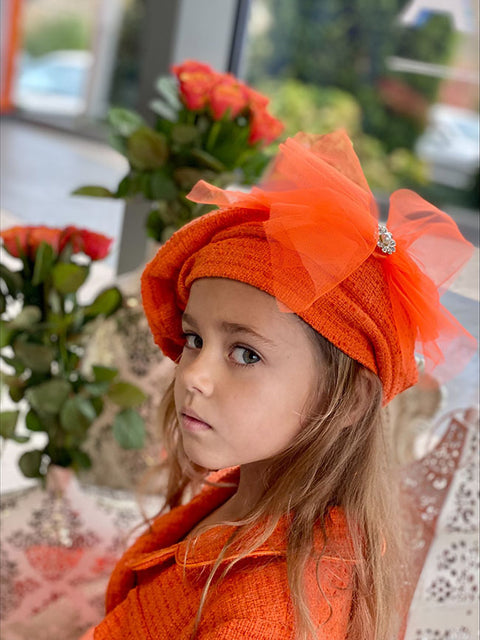 Tangerine Chic Hat