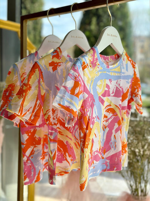 Sunny Pop Блуза с къс ръкав