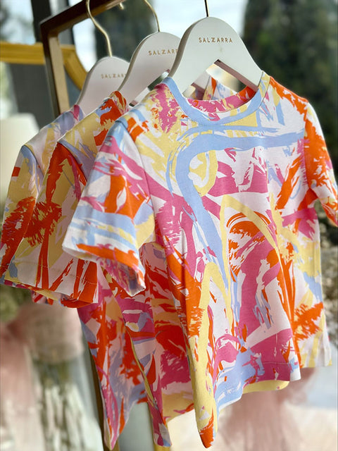 Sunny Pop Блуза с къс ръкав