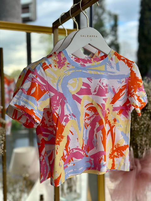 Sunny Pop Блуза с къс ръкав