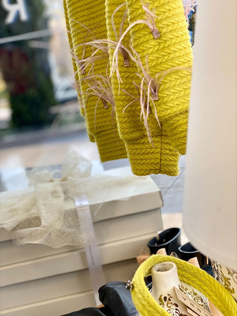 Feather Glow Sweater Детски пуловер с пера