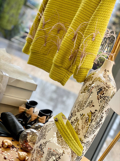 Feather Glow Sweater Детски пуловер с пера