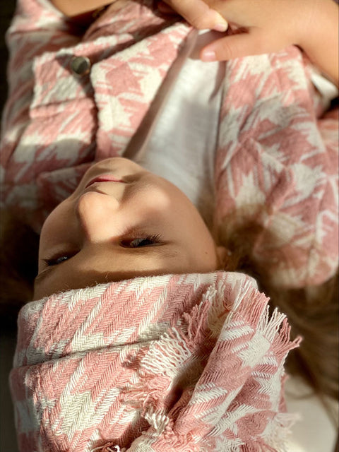 Glamour Check Peplum Hat