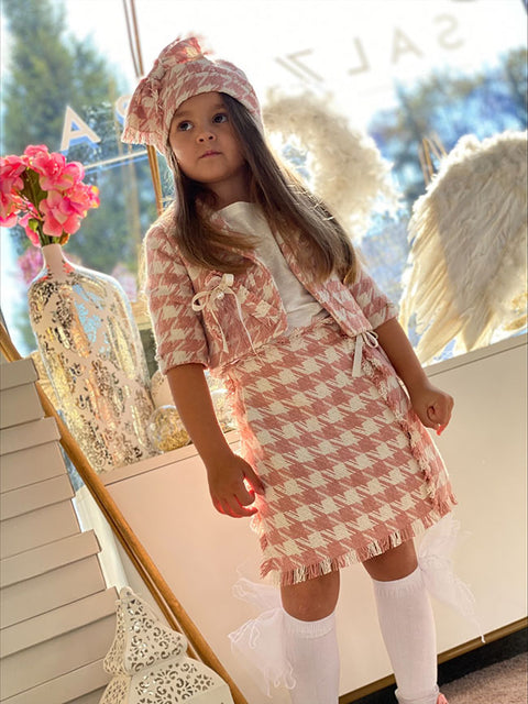 Glamour Check Peplum Skirt-Pants