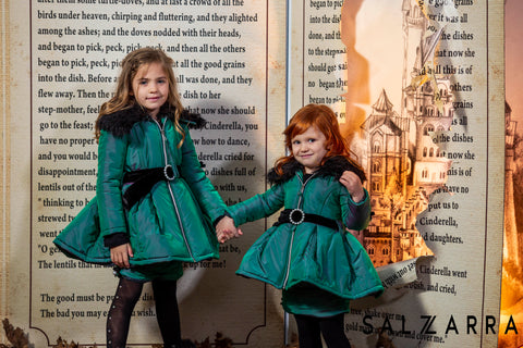 Green Day Green jacket with black collar