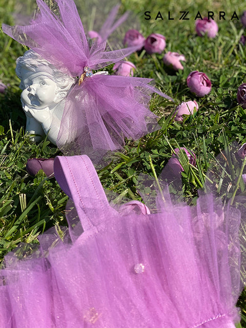 Violet Charm Crop top in violet