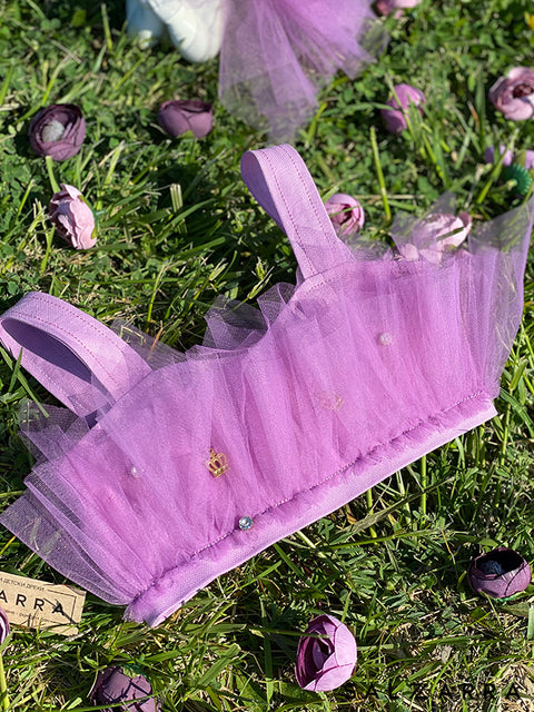 Violet Charm Crop top in violet