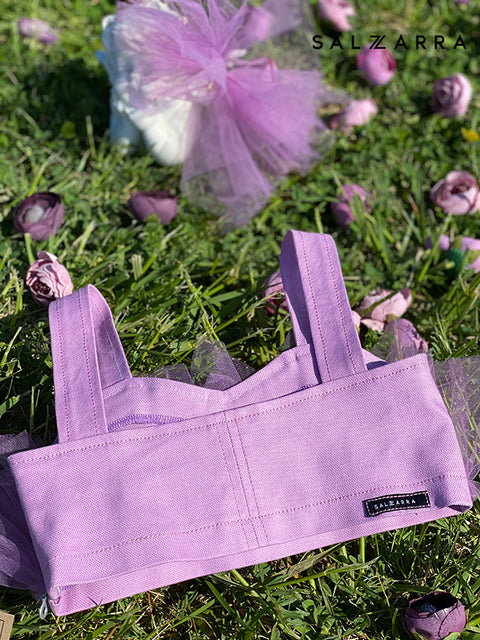 Violet Charm Crop top in violet