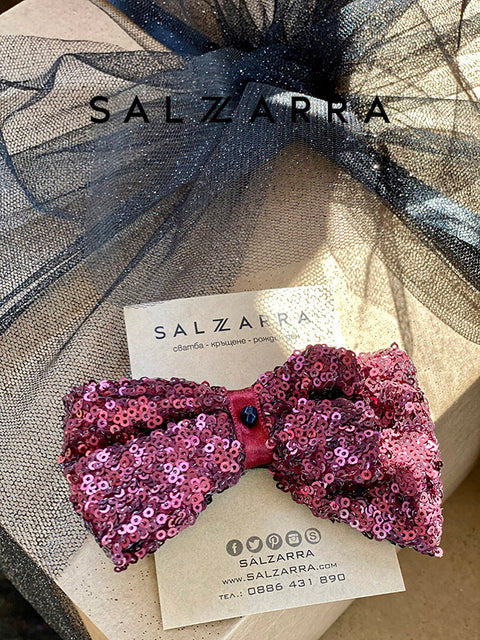 Bordeaux Charm Children's dress in burgundy