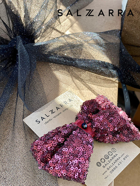 Bordeaux Charm Children's dress in burgundy