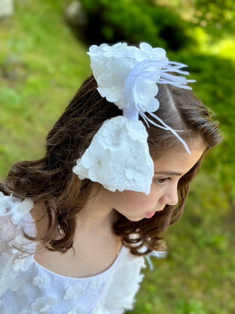 White Daisy Whisper White floral dress