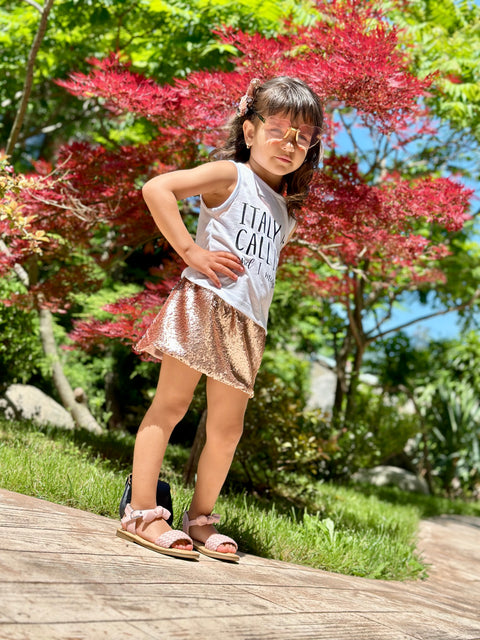 Italy is calling Бял топ с щампа