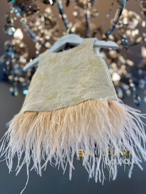 Golden Feather Сет от жакард с пера