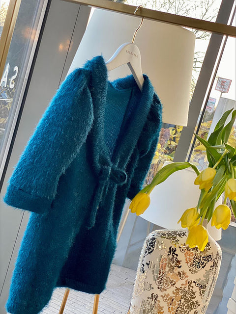 Teal Dream Рокля в петрол