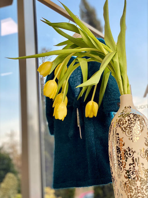 Teal Dream Рокля в петрол