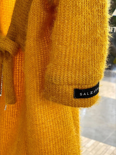 Golden Tale Tunic Dress in Mustard