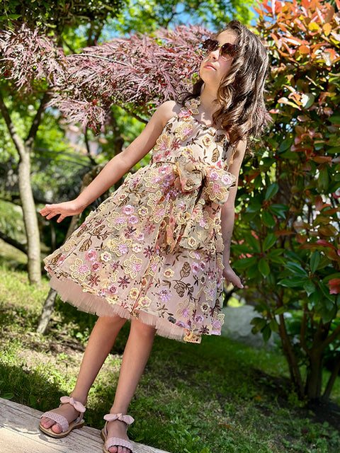 Fleur d’Été Детска рокля на цветя