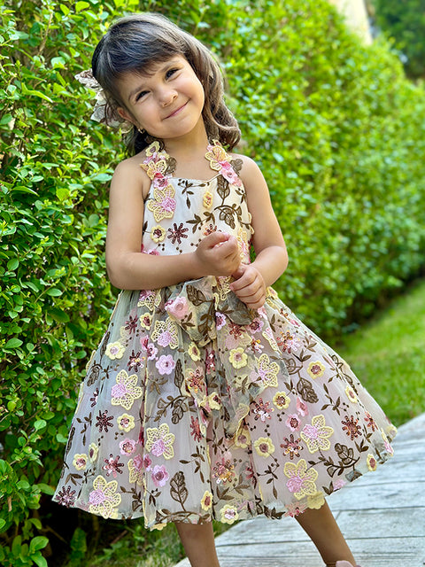 Fleur d’Été Детска рокля на цветя